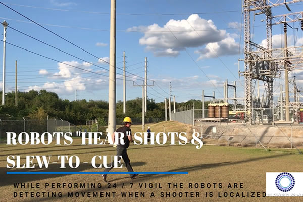 Richard helped us present our Robots Localize Active Shooter Demo in California