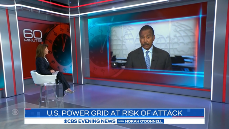 CBS and 60 Minutes discuss the risk of attacks on the US Power Grid