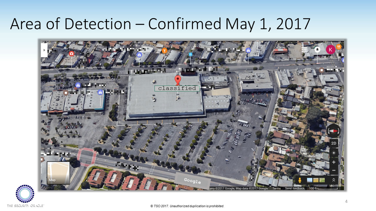 Area of Detection Map